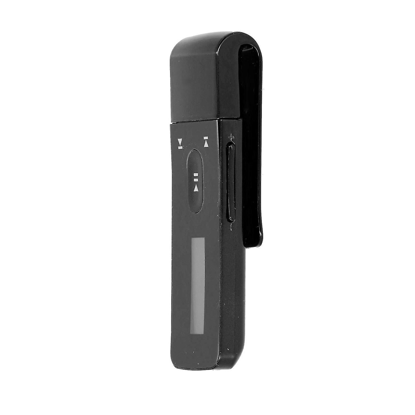 Clip Mp3 Player Portable Usb 8gb Voice Recorder Digital Music Player Support Fm Radioblack