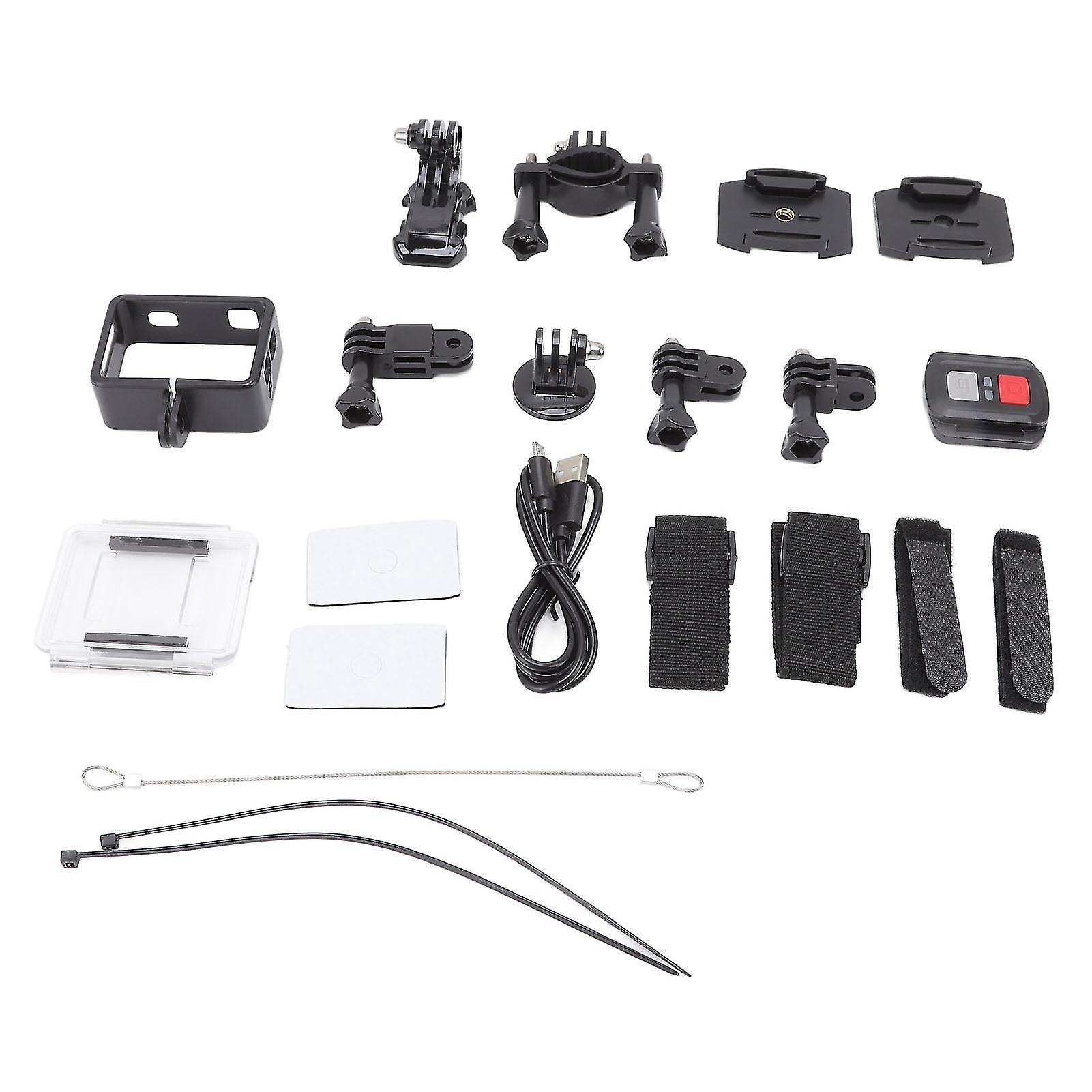 4K HD Underwater Camera - 30m Waterproof, WiFi, Remote Control, EIS, Sports Camcorder