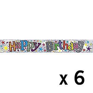 Simon Elvin 成人生日箔横幅（6 件装）