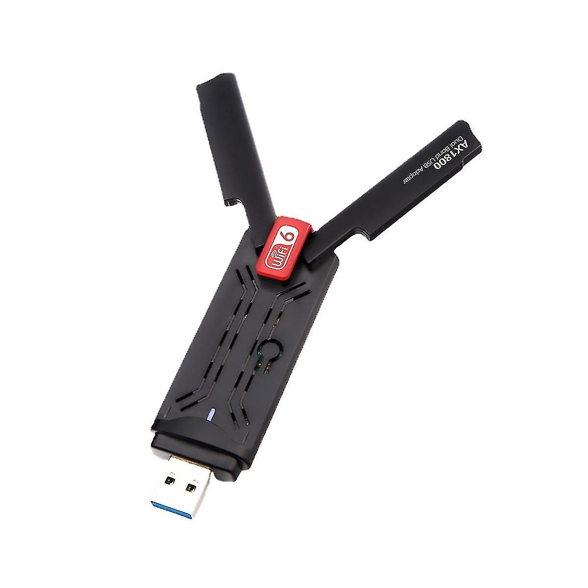 1800mbps Wifi 6 Usb 3.0 Adapter 2.4g 5.8g Wifi6 Dongle Network Card Support Win 7 10 11 Pc