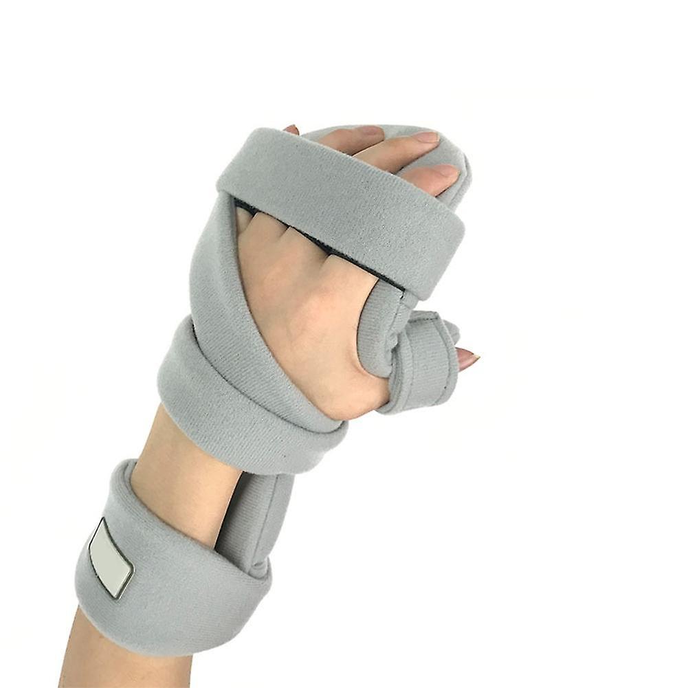 Hand Wrist Fracture Fixed Finger Corrector Splint Old People Stroke Hemiplegic Rehabilitation Training Equipment-left