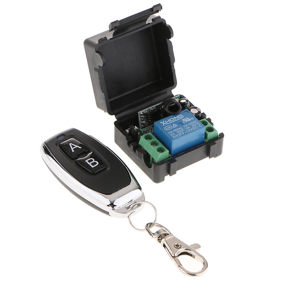 1CH Wireless RF Remote Control Switch Transmitter + Receiver 01 AB Button
