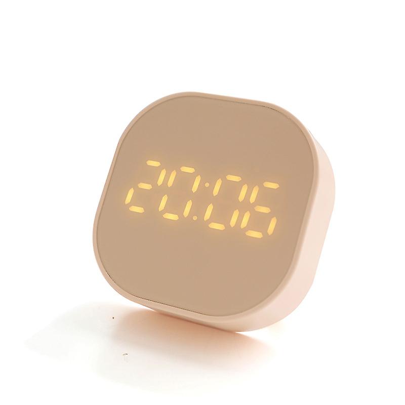 Shower Wall Clock Temperature Display with Touch Screen Suction C
