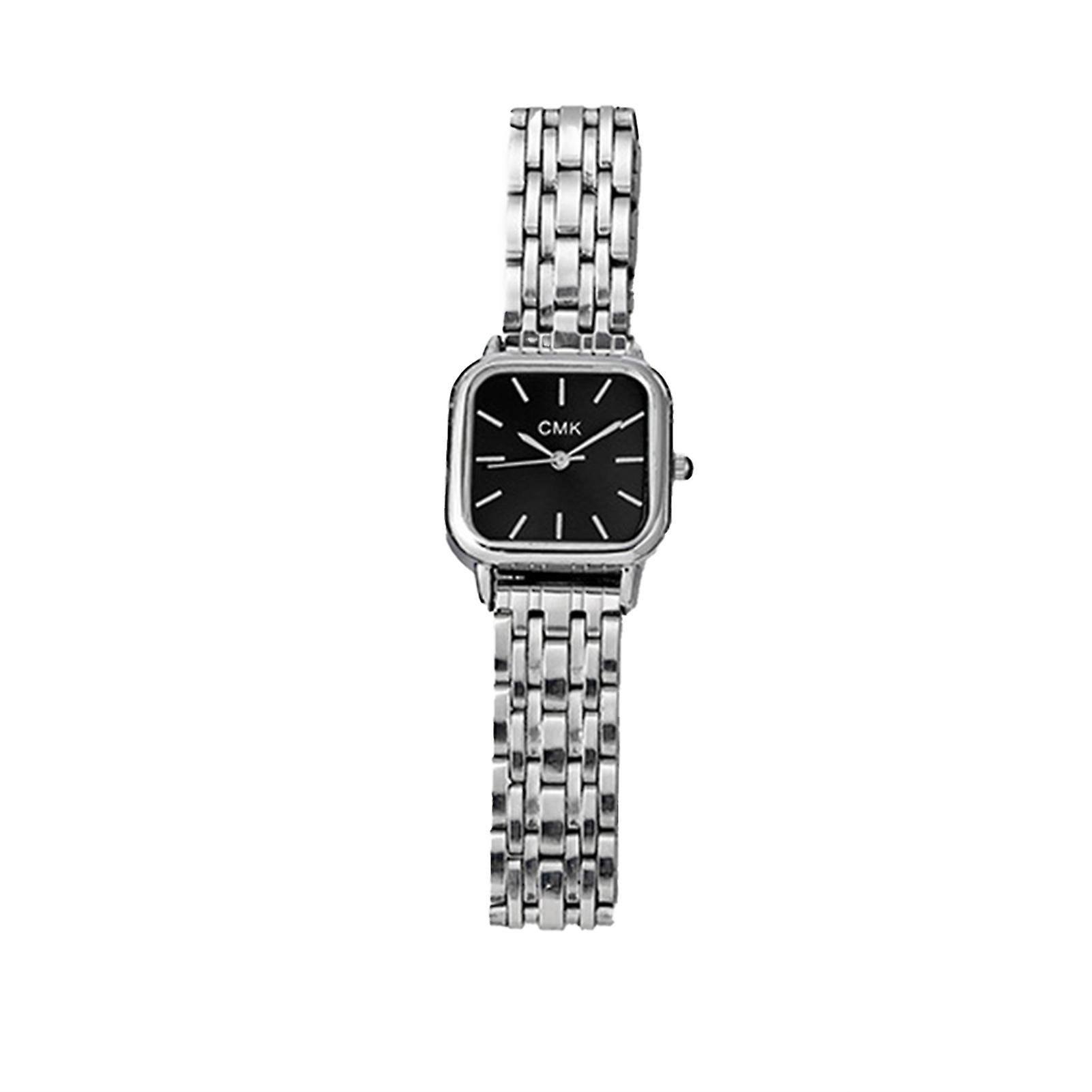 Men Watch Quartz Movement Square Dial Pointer Alloy Band Precise Time Decoration Not Waterproof Men Quartz Business Wristwatch Jewelry Accessory