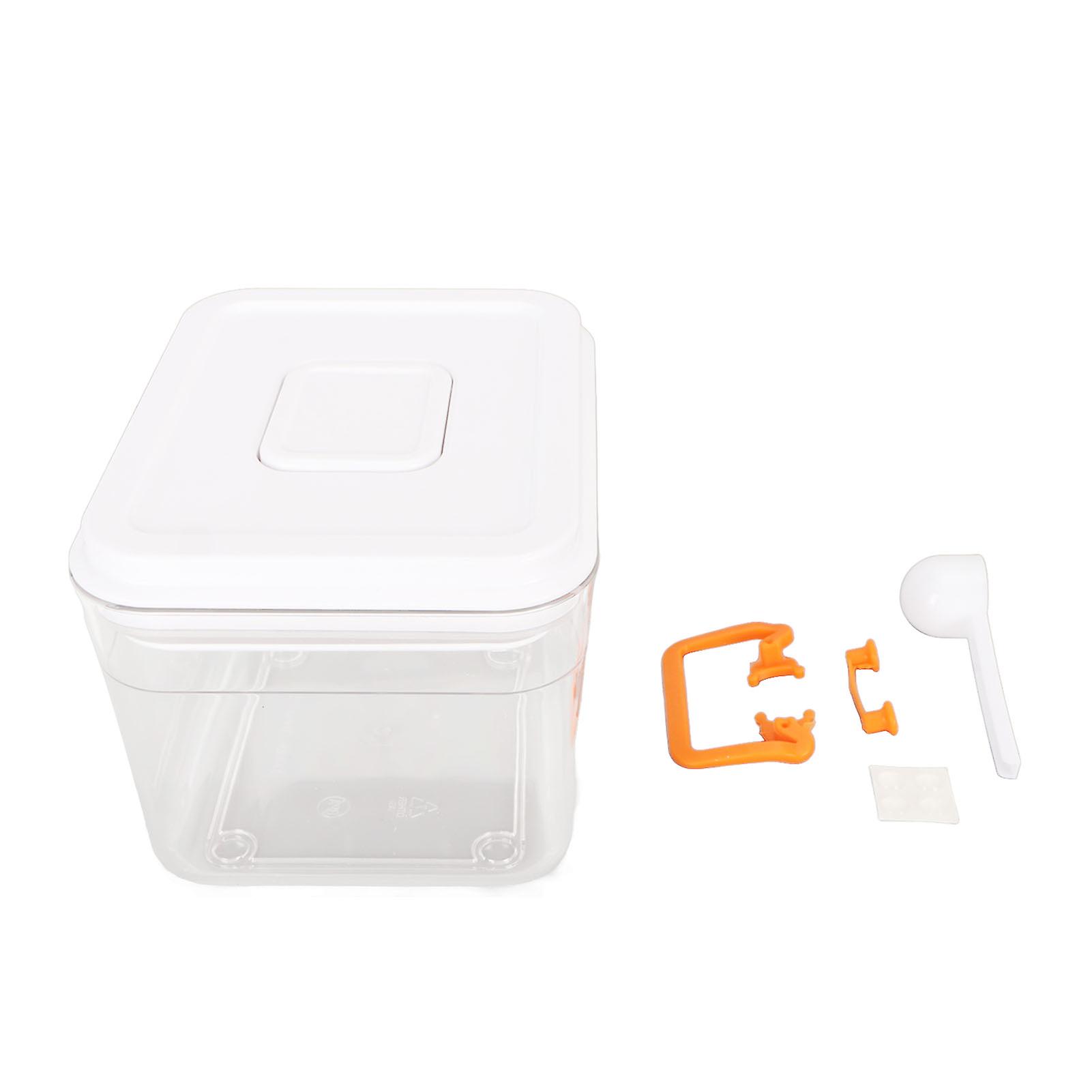 Food Storage Container Leakage Proof Airtight Food Organizer With Push Switch Lid For Grain Rice Flour Sauce