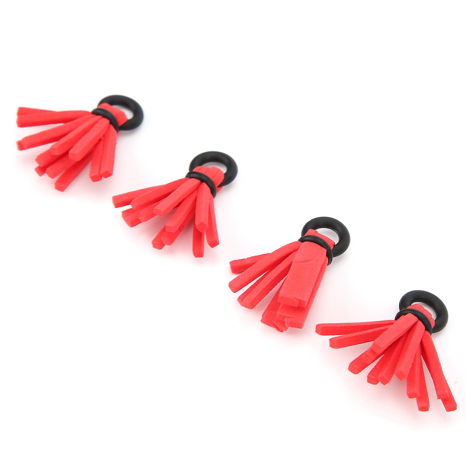 4pcs Fly Fishing Float Foam Float Indicatorss Drift Hook Positioning Floats BobbersRed