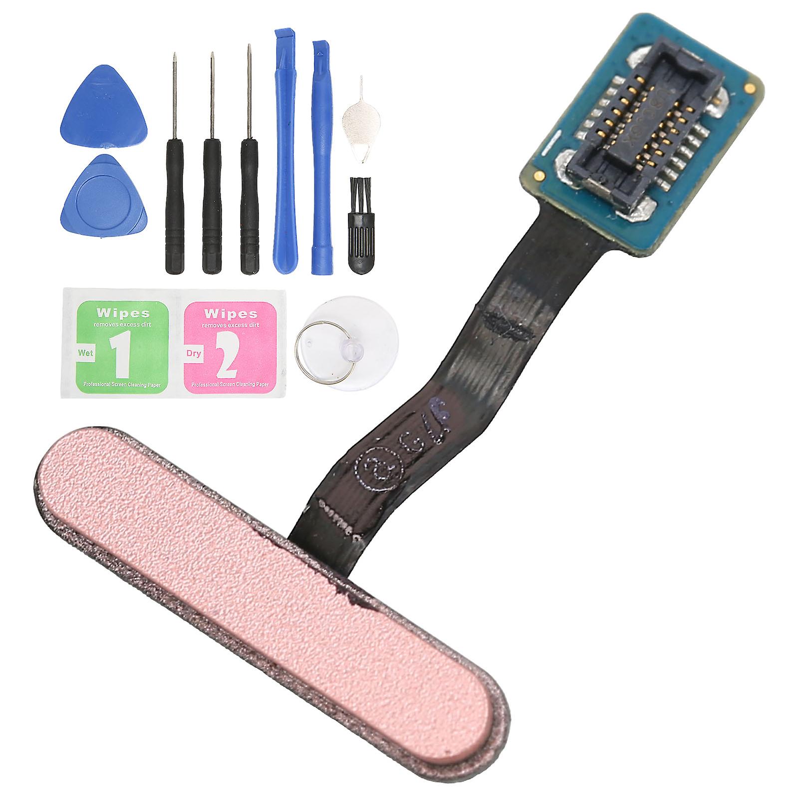 Pink Home Button Fingerprint Flex Cable for S10E G970 - Durable Replacement Solution