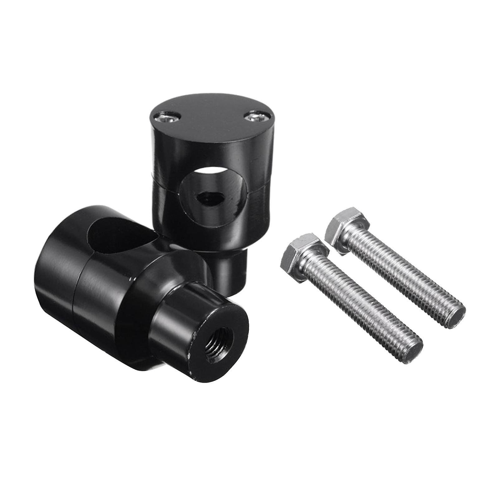 Straight Handlebar Risers for   King Touring Grips black 25mm