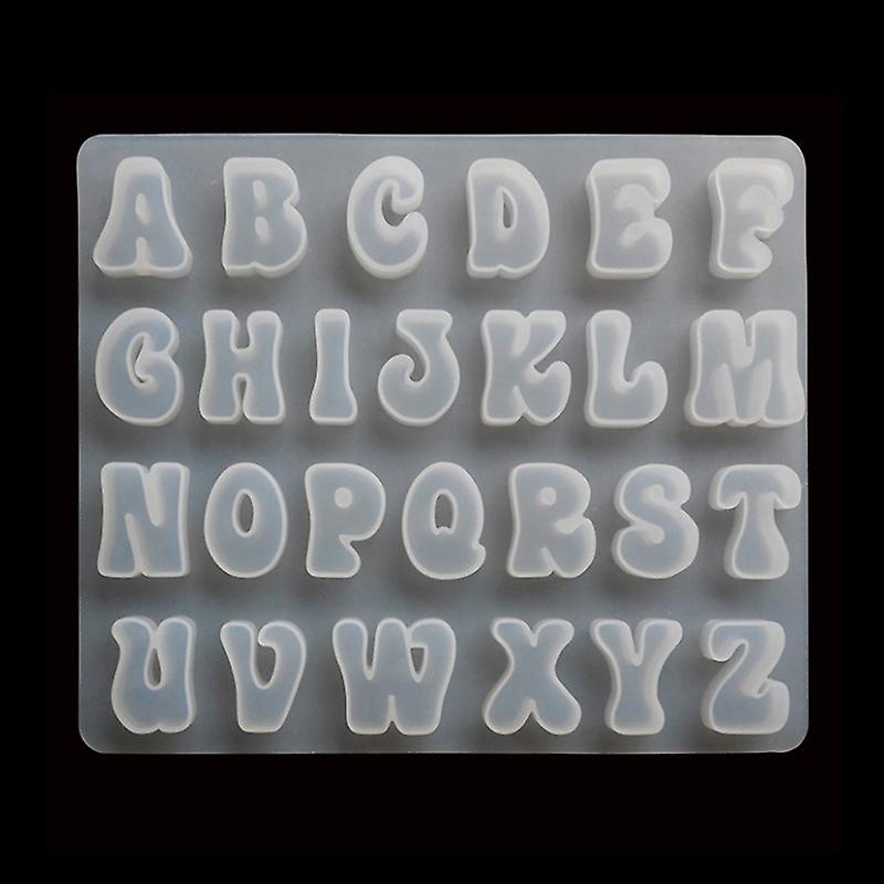 Silicone Cake Mold 26 English Alphabet Letters Chocolate Ice Cube Candy Maker