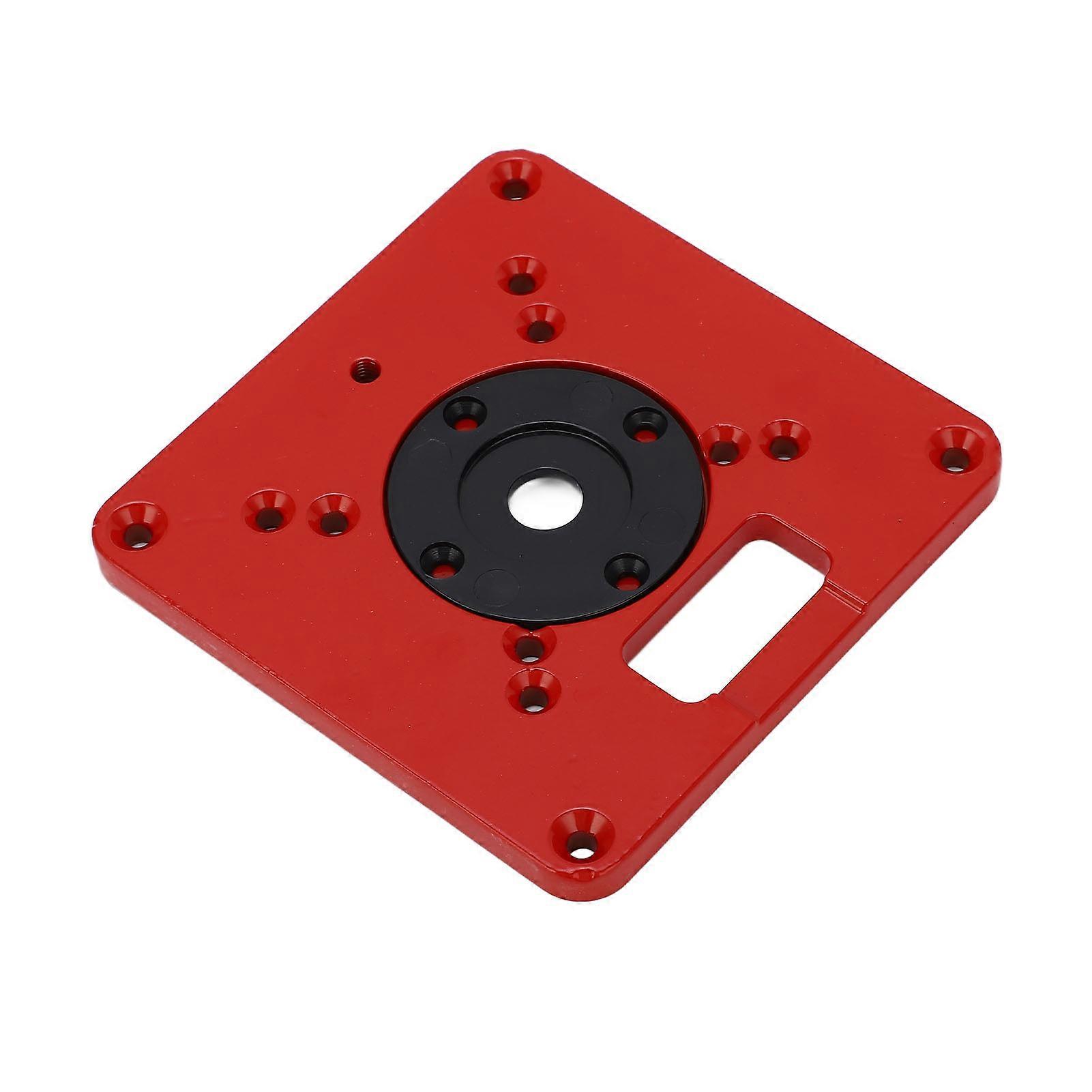 Router Table Insert Plate Aluminum Alloy Universal Design Accessory for Woodworking