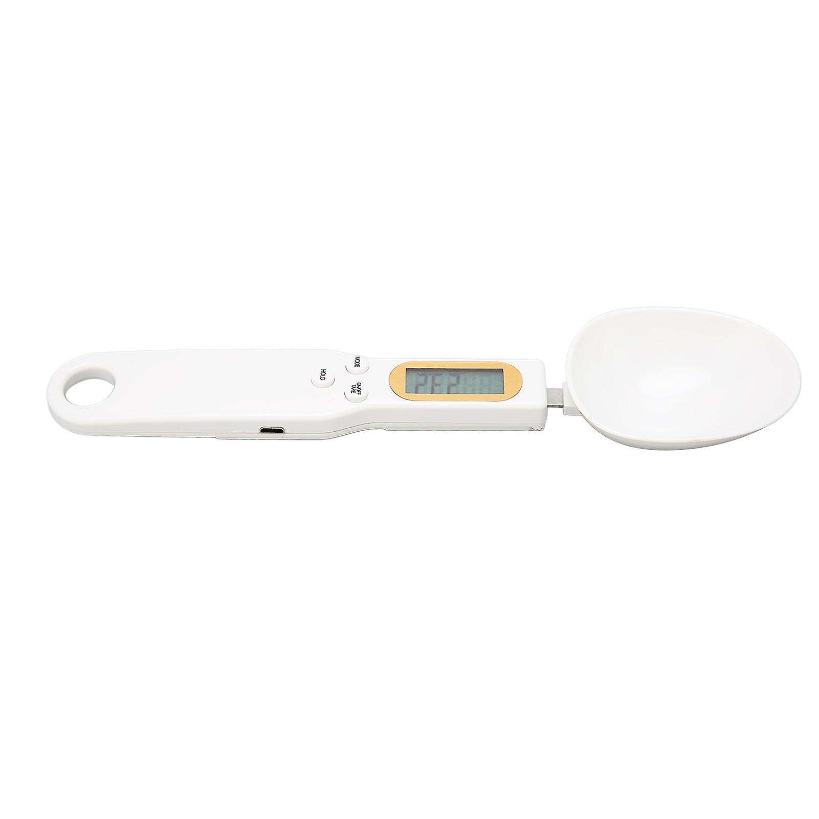 Digital Spoon Scale Multifunction High Accuracy 500g 0.1g Rechargeable Electronic Food Scale with LCD Display