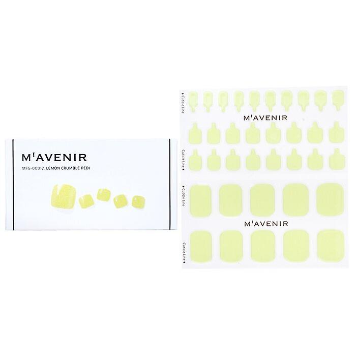 Mavenir Nail Sticker - # Lemon Crumble Pedi 36pcs