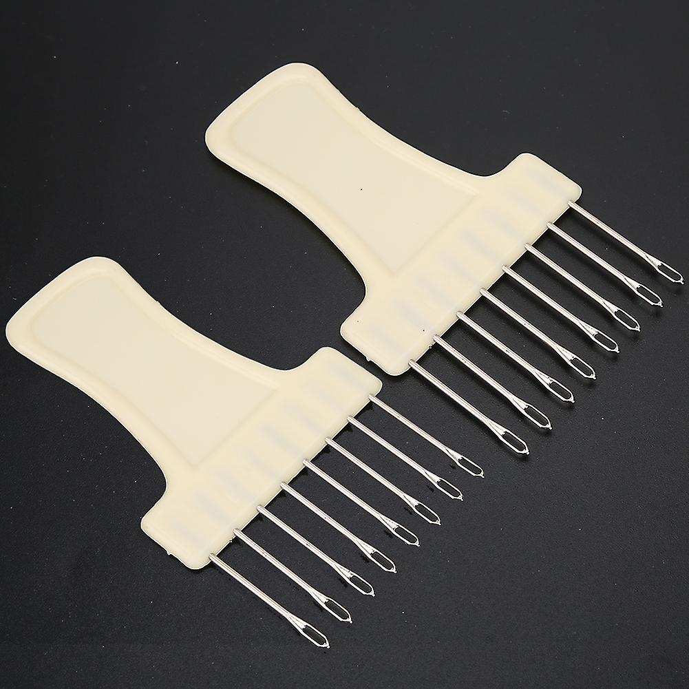 2 Pack Knitting Machine Transfer Comb 8 Needles for Brother KH260, KH230, KH270, SK151, SK155