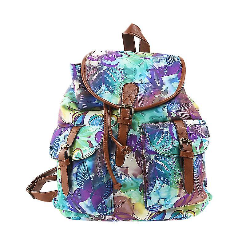 1pcs Women Canvas Backpack