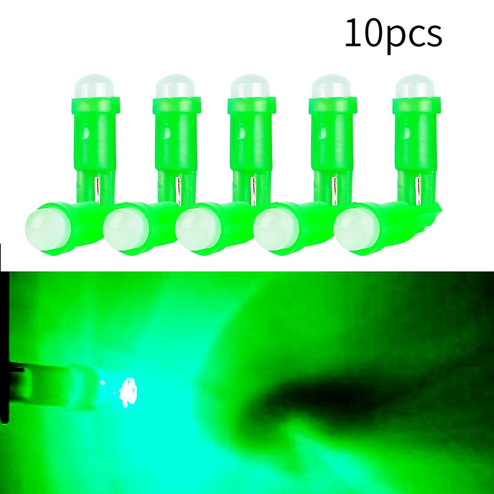 10pcs T5 Cob Car Dashboard Light Reading Light W1.2w W3w Led 1smd Indicator Light Instrument Lamp Bulb 4014 Led Signal Light