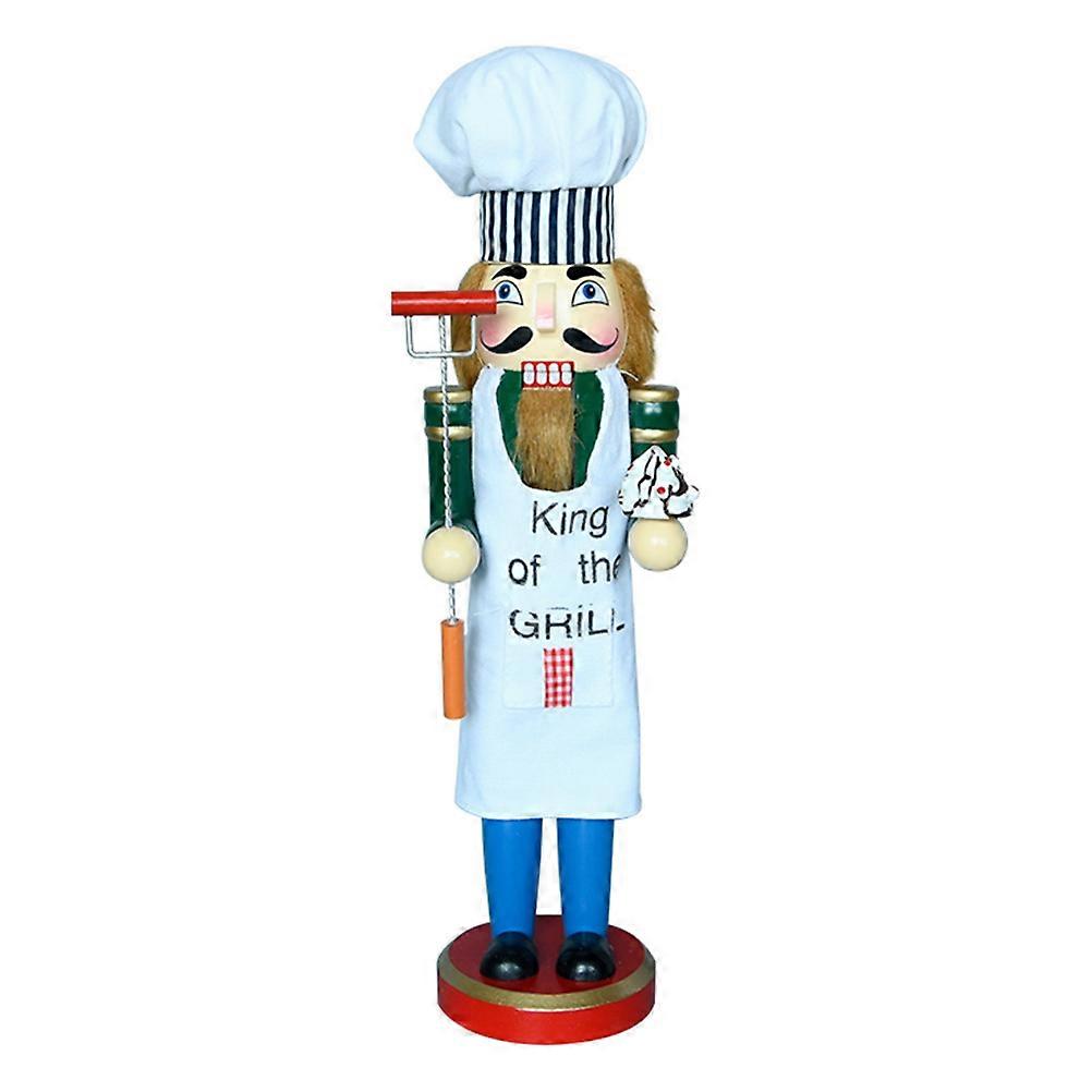 Nativity Crafts Pastry Chef Nutcracker Cook Design Home Ornaments Wooden Nutcracker Ornament Chef Nutcracker Figures
