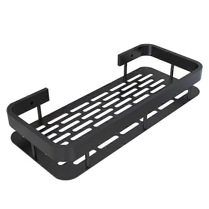 Rectangular Storage Rack For Kitchen And Bathroom, Suction Cup Type, Ready To Use, No Need To Punch Holesm