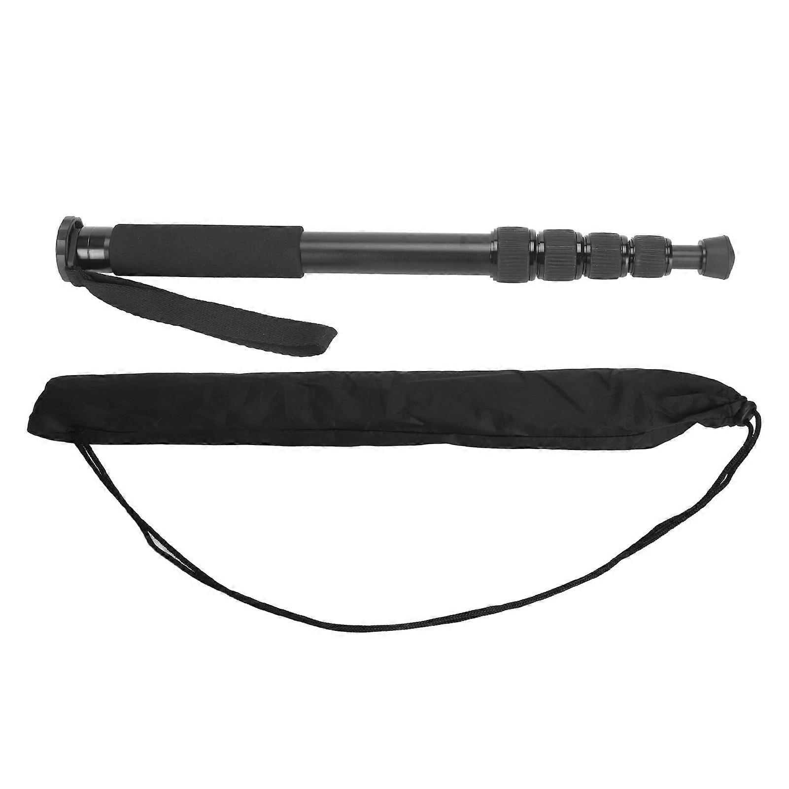 P285a 62in 5 Sections Monopod Portable Safety Stretchable Light Weight 1/4 In Camera Unipod For Dslr Cameras