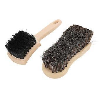 Spazzola per la pulizia dei pneumatici per ruote per auto Interno in crine di cavallo compatibile con tela in pelle Fabrics_Sep sensibile