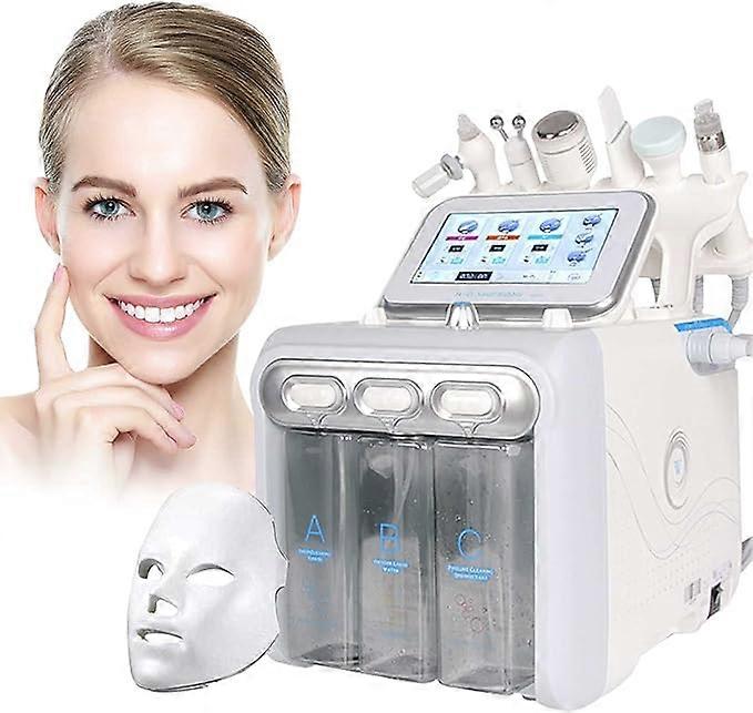 水素酸素美容機、7-in-1水素酸素フェイシャルビューティーマシン真空フェイスクリーニングスキン若返りマッサージャープロフェッショナルフェイシャルスプレー