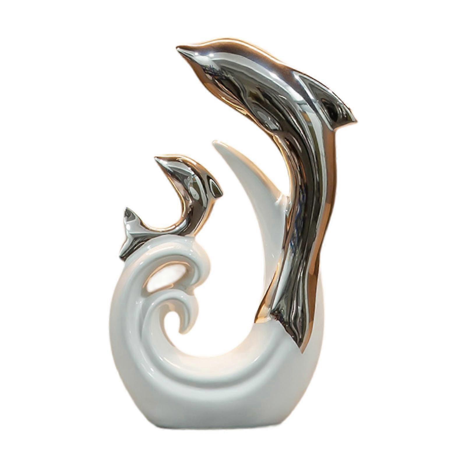 Modern Abstract Art Statue Minimalist Decor Fireplace Abstract Ceramic Decor S