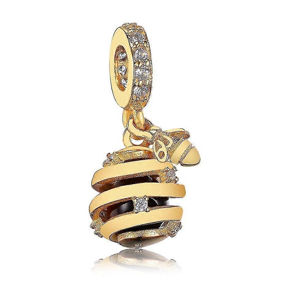 Armband Pärlor Guld Charm Silver Armring Sterling