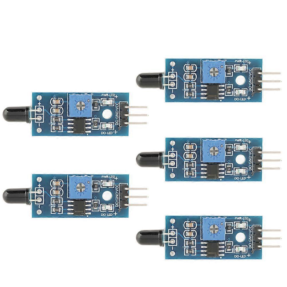 5 pcs IR Flame Sensor Module Detector Smartsense For Detecting Flame