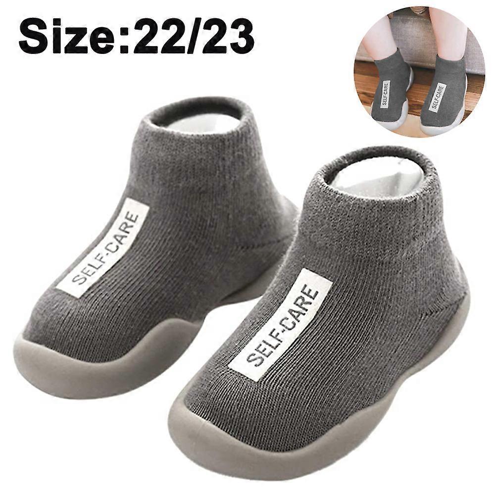 1 par Baby Dreng Piger Dyr Skridsikker Indendørs Hjemmesko Spædbørn Åndbare Elastiske Sokker Sko med Memory Indersål Beskyt Tæer