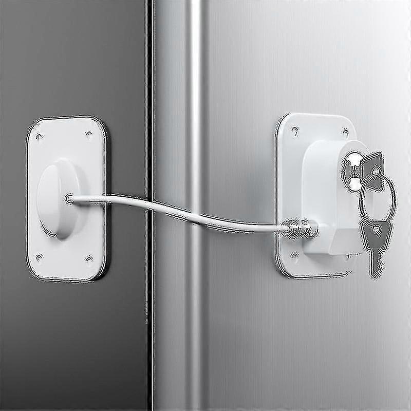 Refrigerator Lock, Fridge Lock With Silicone Wire Protection Fridge Locks Tw