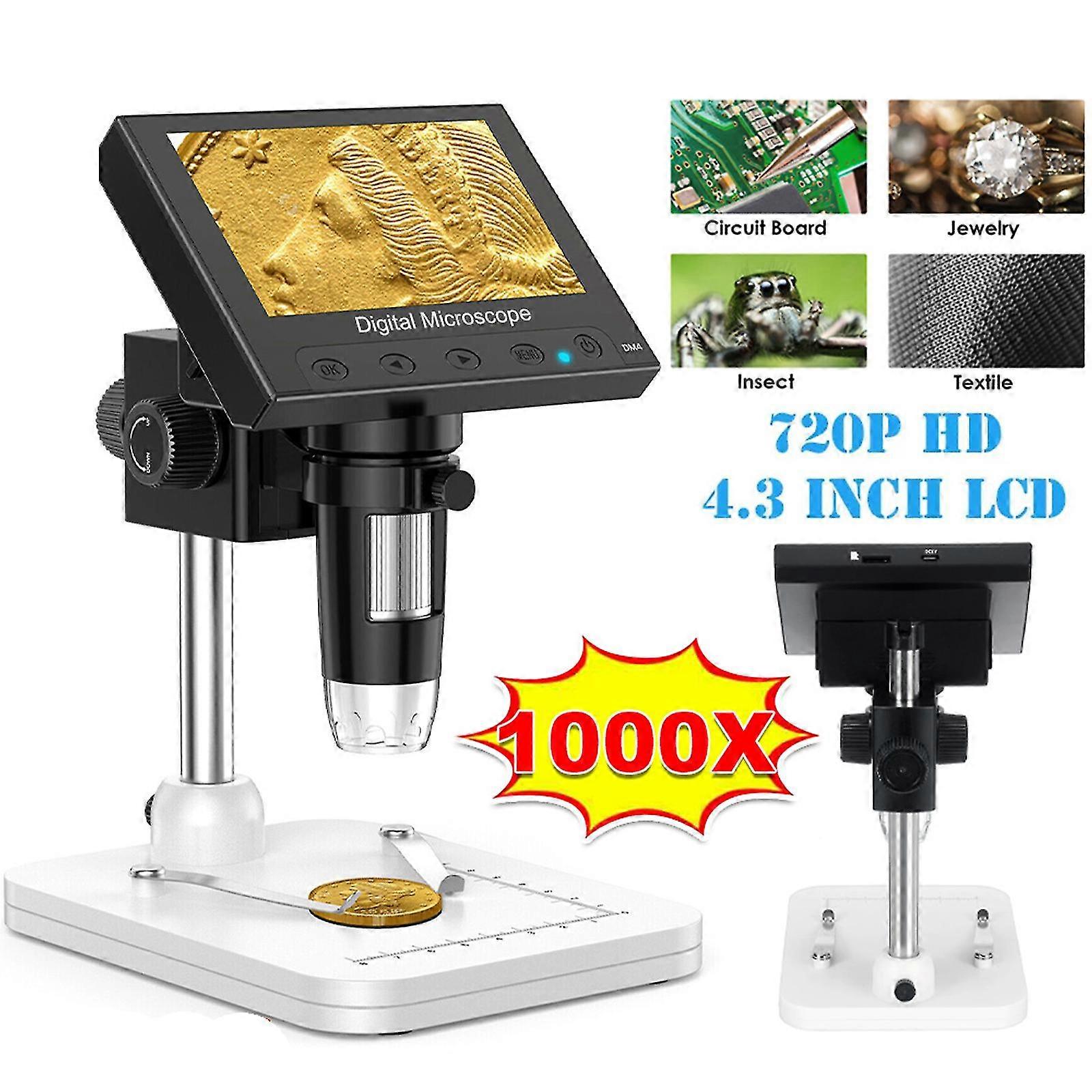 USB HD Digital Microscope 1000x Microscope For Electronic Repair Coin Magnifier,50% Offer