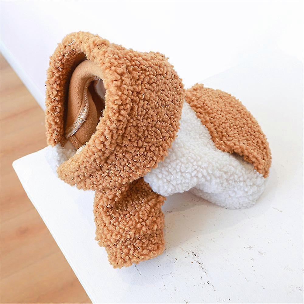 Pet Small Dog Sherpa Hoodie Winter Warm Fleece Jacket Coat Puppy Soft Jumper Sweater Clothes Apparel