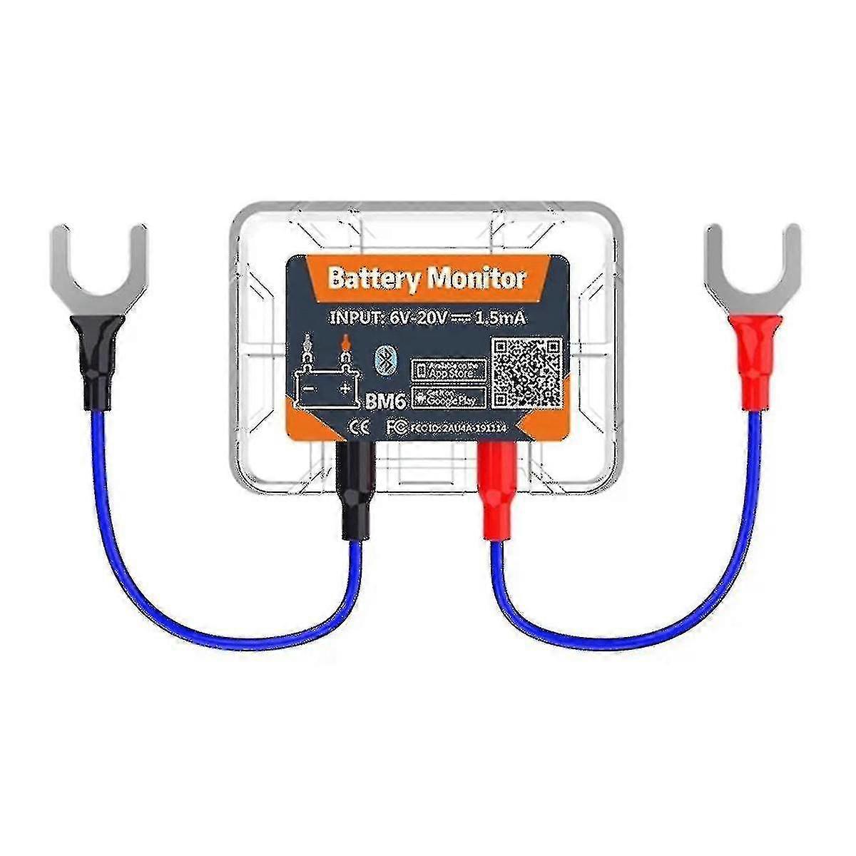 Wireless Bluetooth 12v Battery Monitory Bm6 With Car Battery Health Check App Monitoring Battery Tester