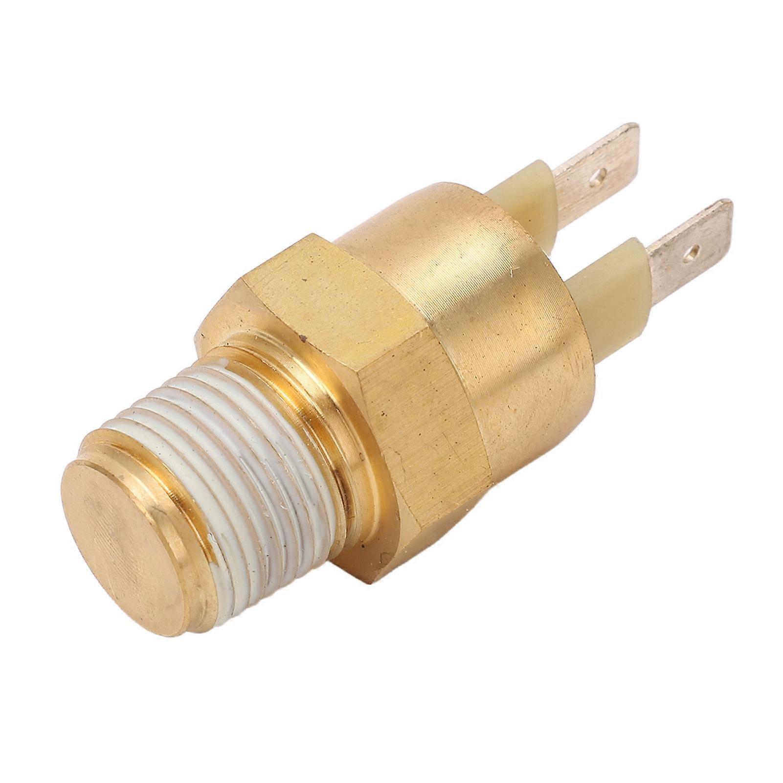 Excavator Temperature Sensor Firm Connection Brass Temp Sensor Replacement for Caterpillar E312D2