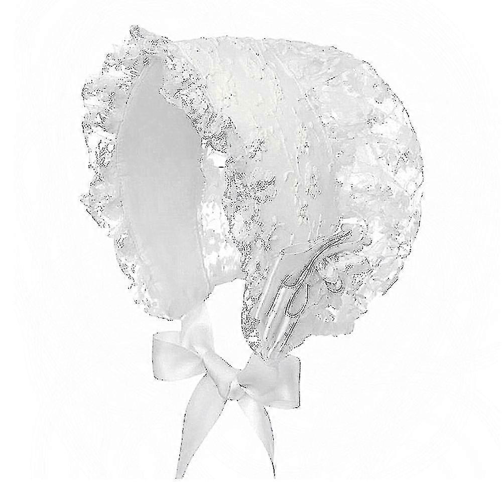 赤ちゃんや幼児のためのレースプリンセス洗礼帽子