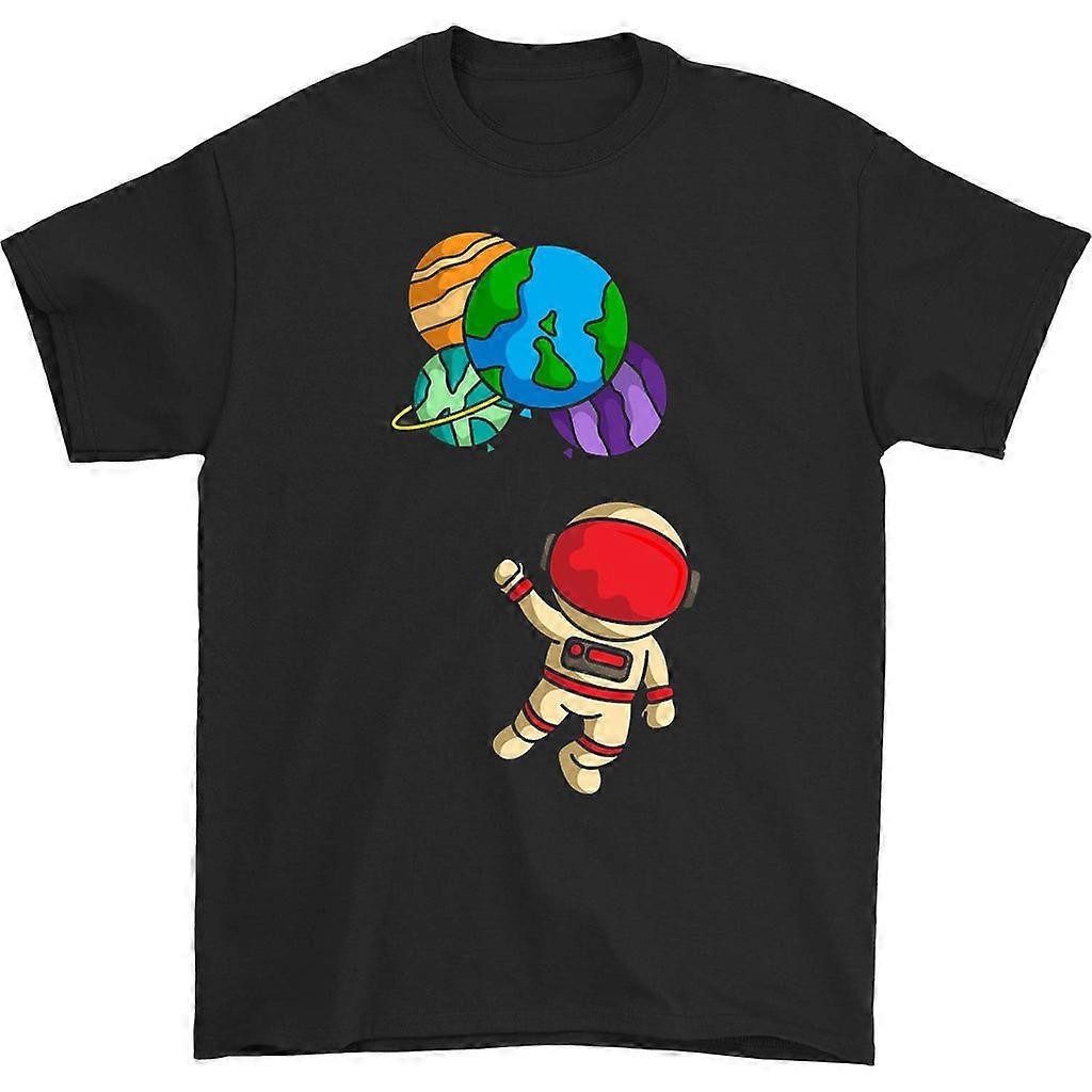 Astronaut And Planets T-skjorte