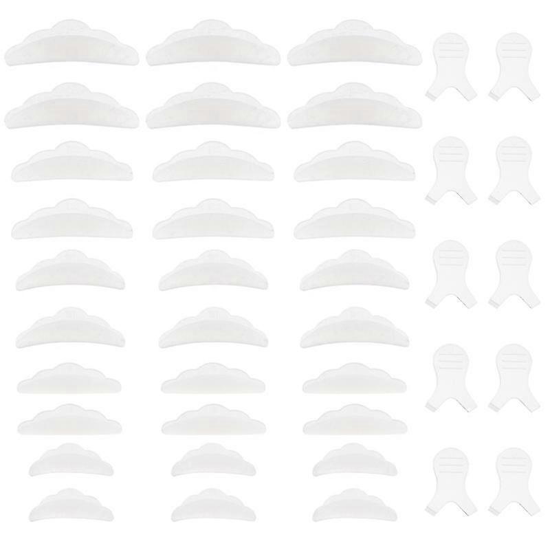1 Set Silicone Eyelash Perming Curler Lash Lift Pads Y Shape Eyelash Brushes