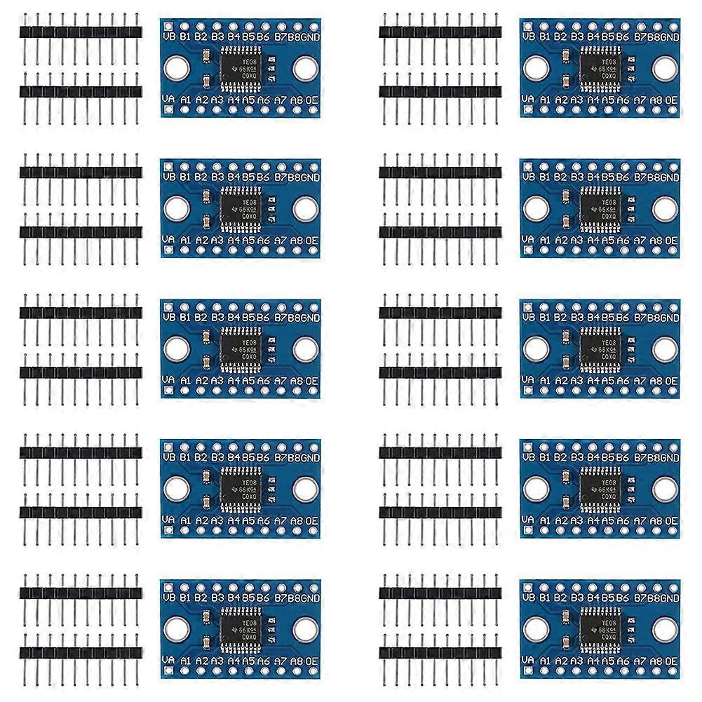 10PCS TXS0108E 8 Channel Level Conversion Module High Speed Full Duplex 8 Way Bi-Directional Conver