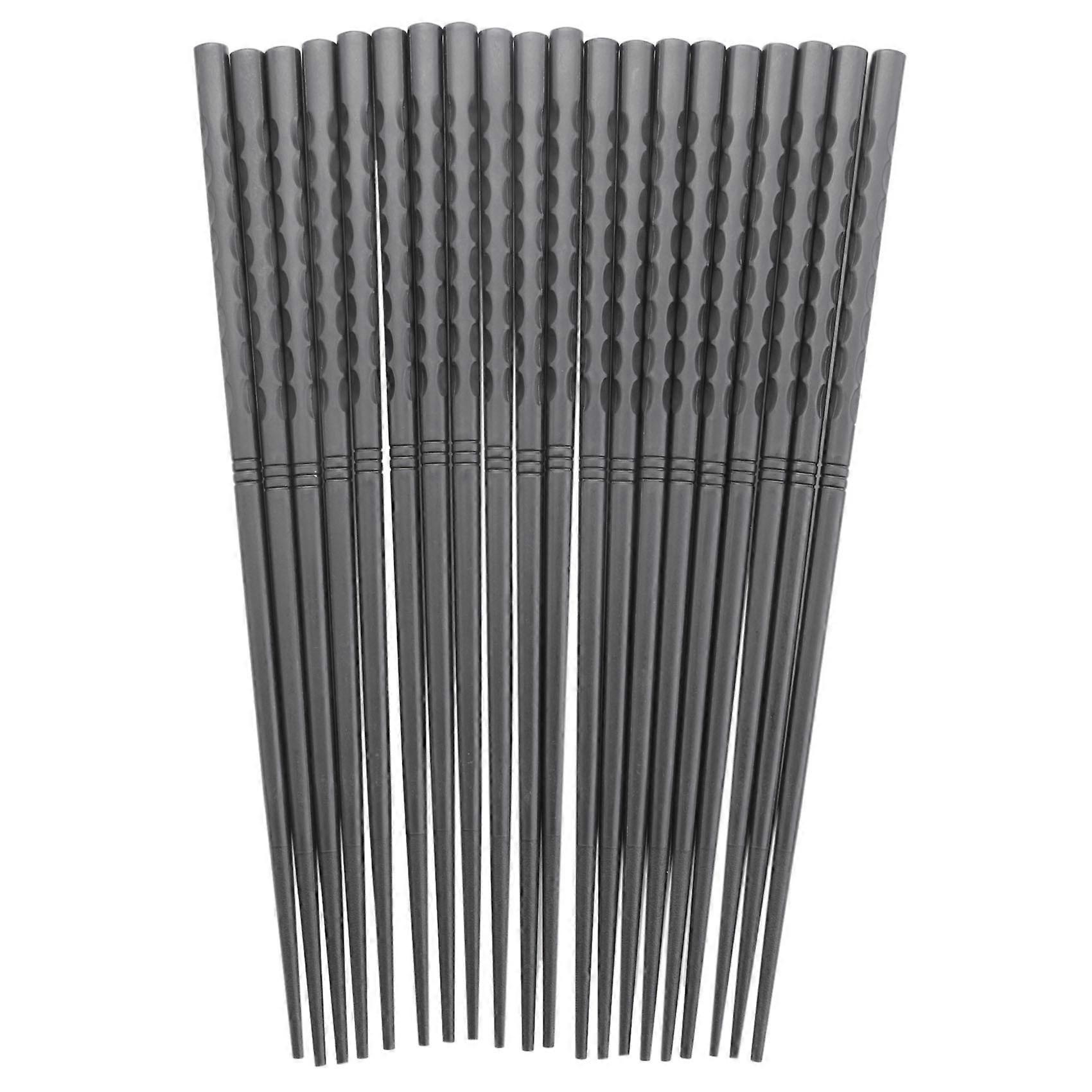Fiberglass Chopsticks Set Reusable Dishwasher-Safe Chopsticks Restaurant Housewarming (10 Pairs)