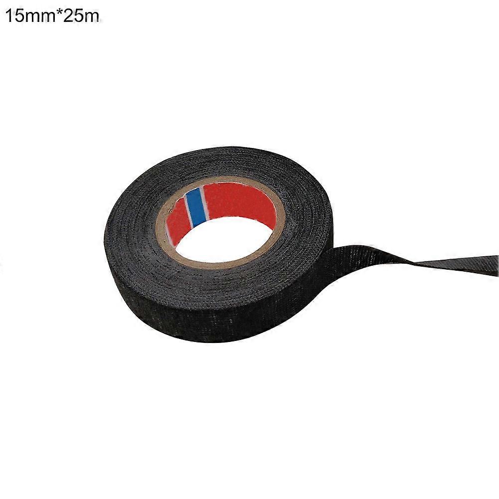 Isolierband fürs Auto, Samt, schwer entflammbar, nicht entflammbar, selbstklebend, 15 mm x 25 m