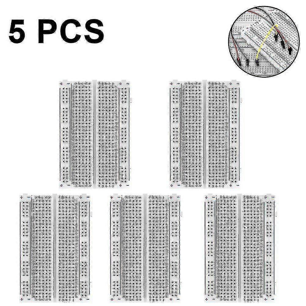 5 Stück Breadboard/Mini Breadboard/Experimentalboard 400 Löcher