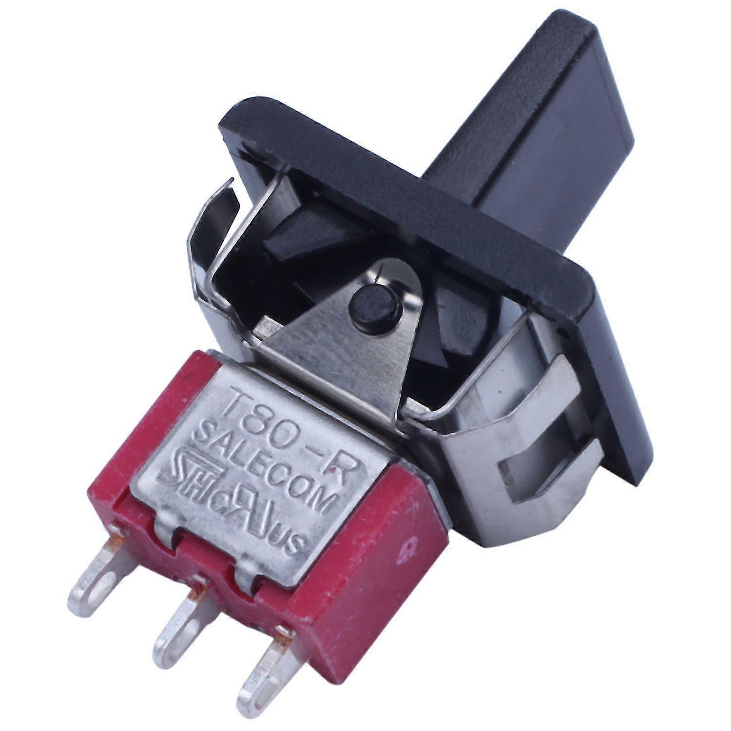 Přepínač AC 250V/3A 125V/5A s okamžitým přepínáním SPDT, 3 polohy, T80-R