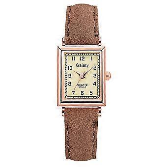 Women Belt Type Watch Luxury Rose Gold Border Watches Ladies Casual Watch