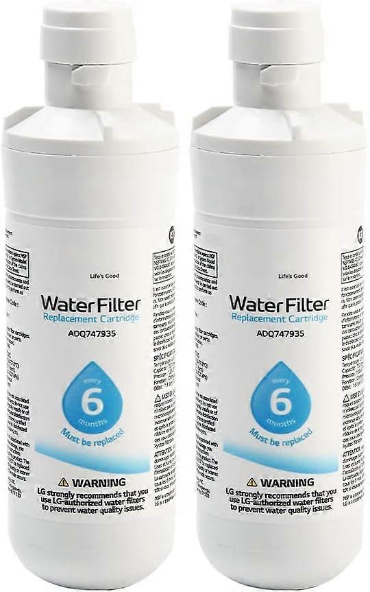 Refrigerator Water Filter, Universal External Fridge Water Filter,Water Filter Home Remover White(White 2pcs)