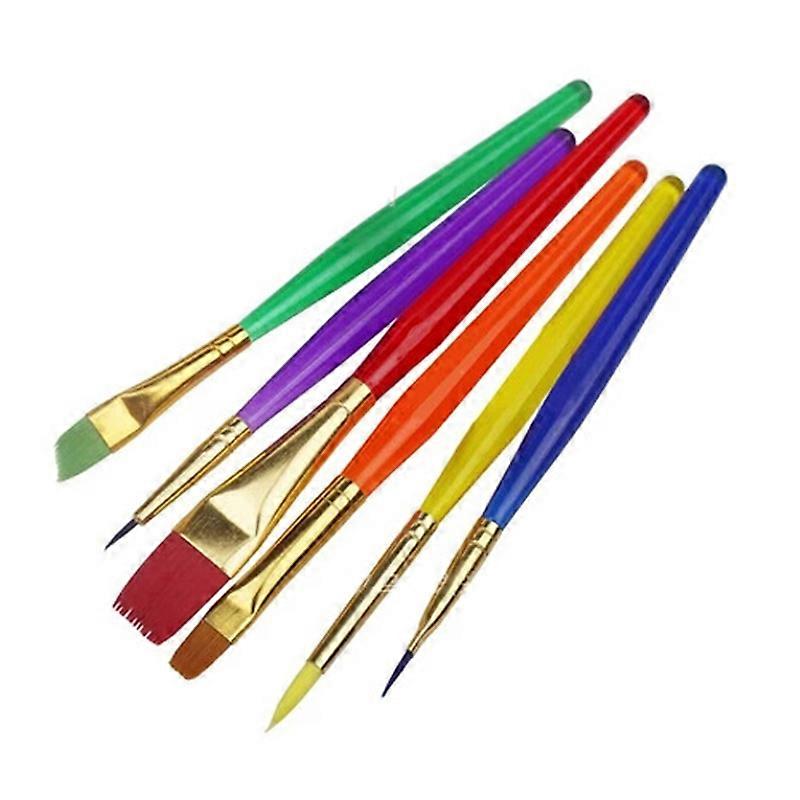 6 Pcs Cake Icing Decorating Painting Brush Fondant Dusting Sugarcraft DIY Tool KAESI