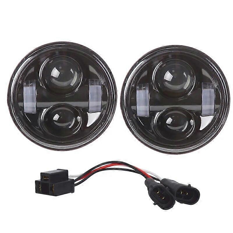 4.5inch single low beam and single high beam For FatBob Dual Headlamp For Harley Motorcycle Dyna Fat Bob Motor Style Head Lights