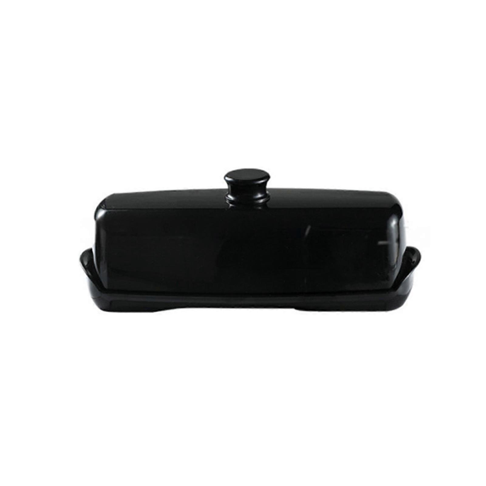 Butter Box with Lid Spatula Easy Grip Handle Butter Storage Container Dust-Proof Dishwasher Safe Refrigerator Butter Dish for Kitchen Cafe Restaurant
