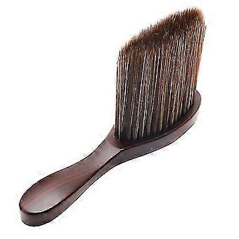 Professional Hair Brush Barber Wooden Hand Held Clean Broken Hairbrush Beard Neck Brush Salon Haircut Hairdressing Styling Tools