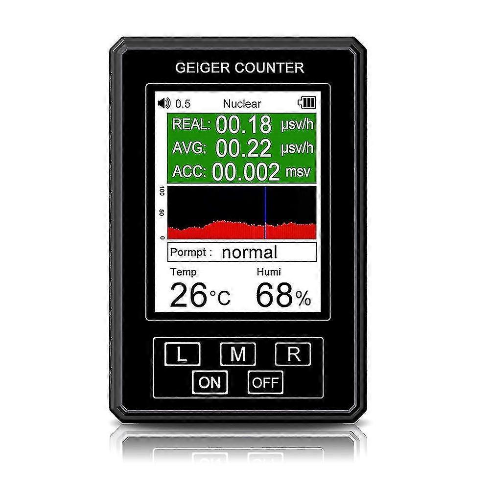 New Xr1-pro Nuclear Radiation Detector Geiger Counter X Ray Tester Thermohygrometer Emf Meter B-dt