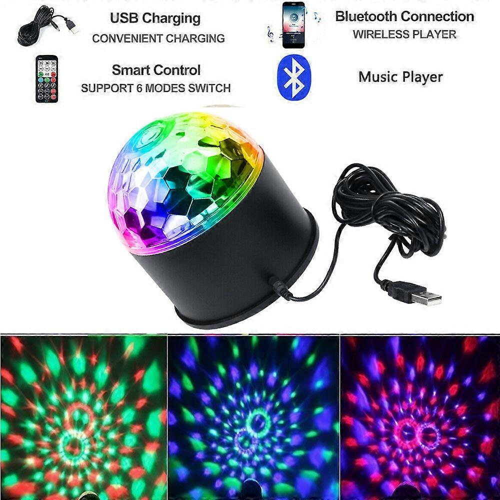 LED Voix Étoile Projecteur Galaxy Ciel Lumière Veilleuse Musique Jouer Disco Boule Scène Lumière stroboscopique RVB Télécommande Bluetooth