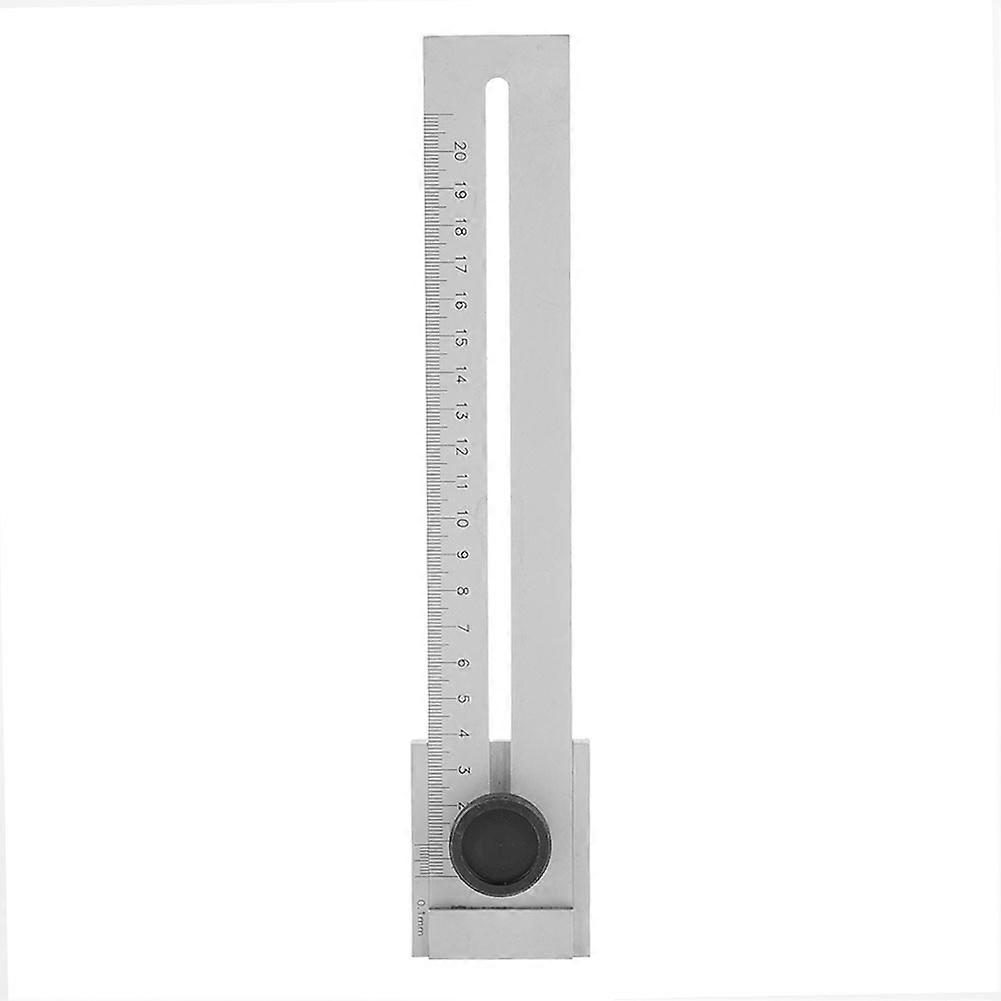Carbon Steel Parallel Ruler Marker Gauge Precise Straight Ruler  (0~200mm)
